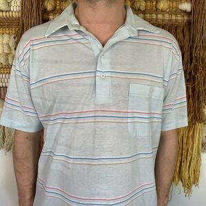 Vintage 80s Players Van Heusen Distressed Shirt